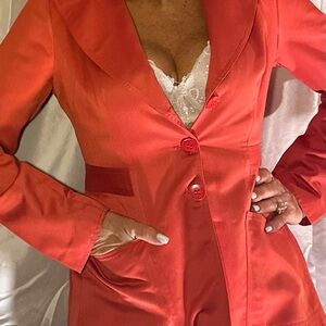 Women's fitted Red Blazer size S